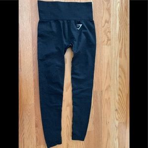 7/8 gymshark leggings all black